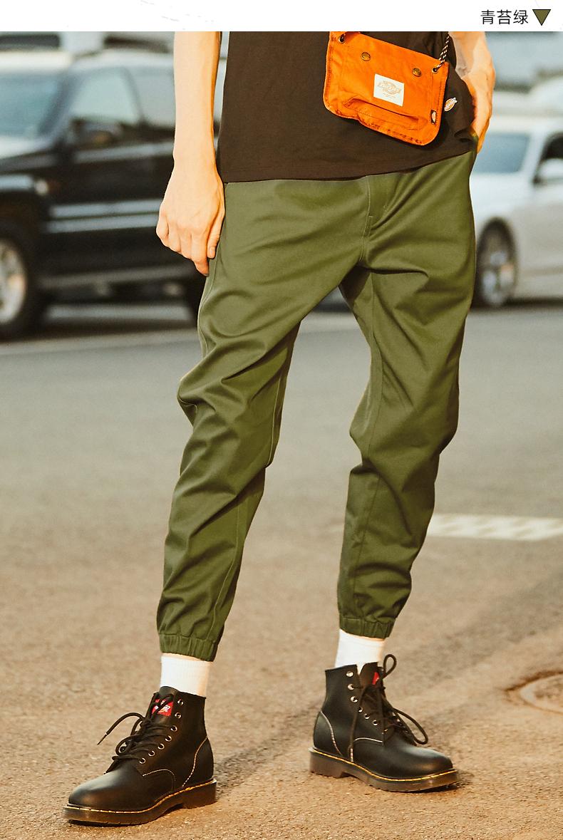 dickies工装裤棉弹力慢跑裤男式新品脚口橡筋长裤子束口裤休闲裤男dk