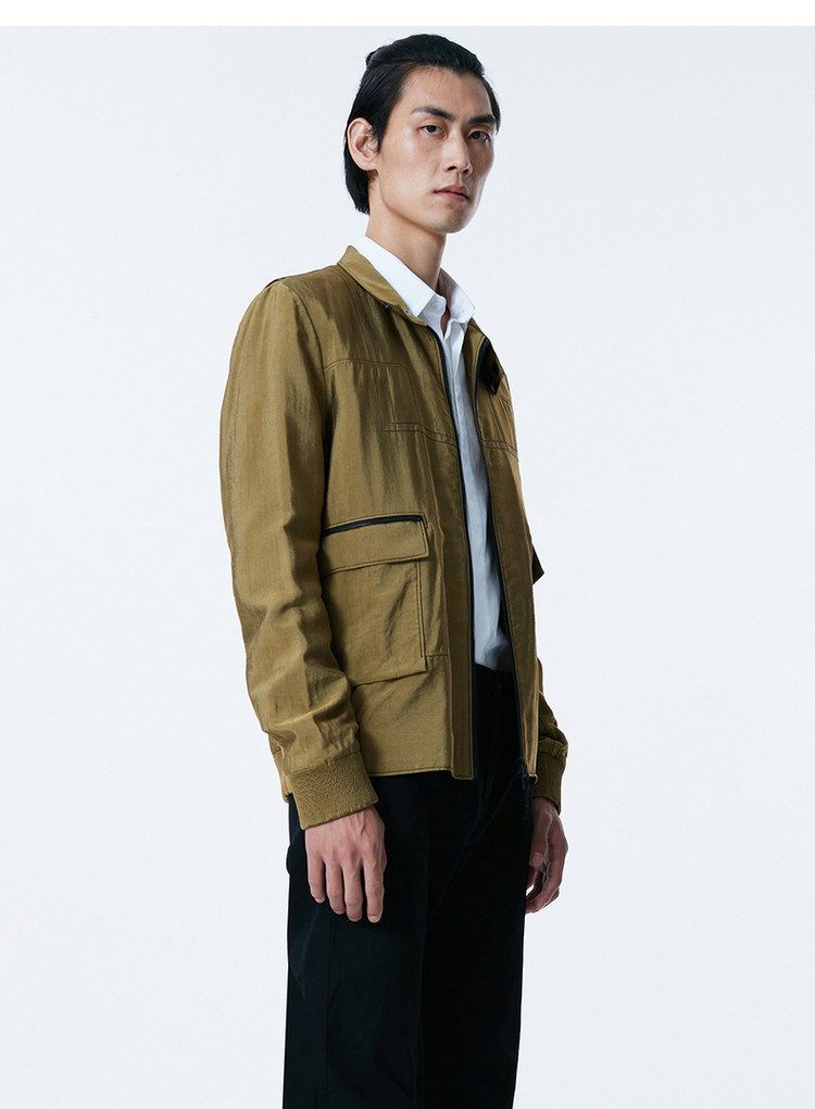 玛丝菲尔marisfrolg 男装休闲时尚上衣 土黄 m