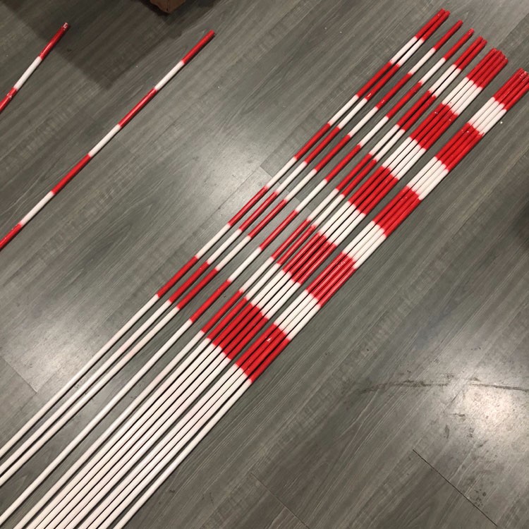 排球标志杆 标志带 排球比赛气排球网 玻璃钢杆 1.