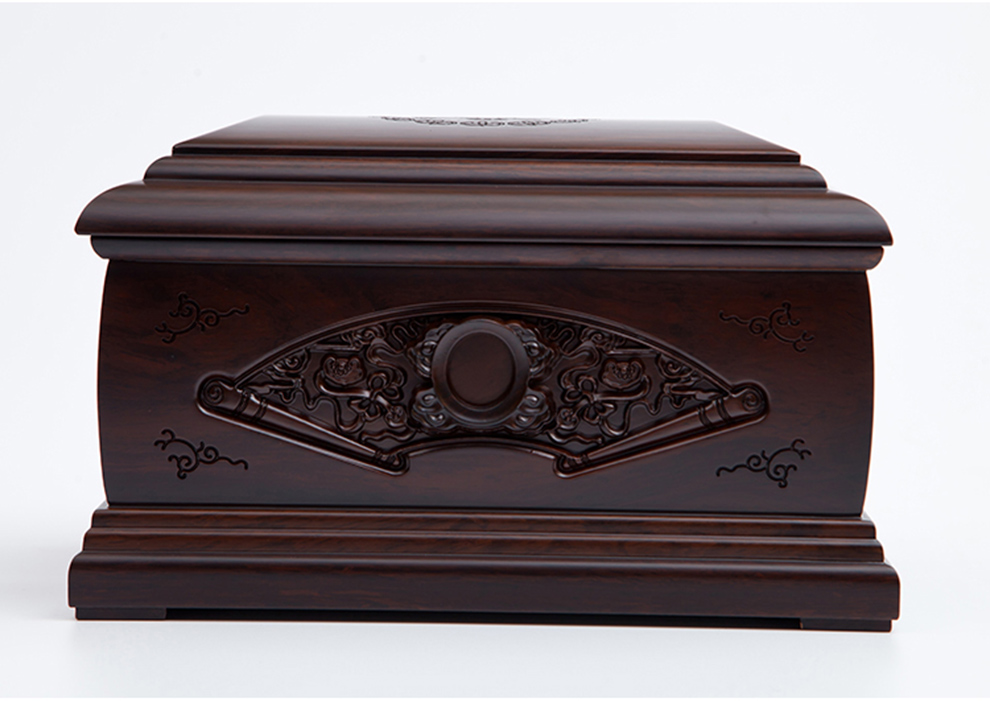 骨灰盒 实木 小黑檀 小盒子 寿盒男女 殡葬用品下葬用品