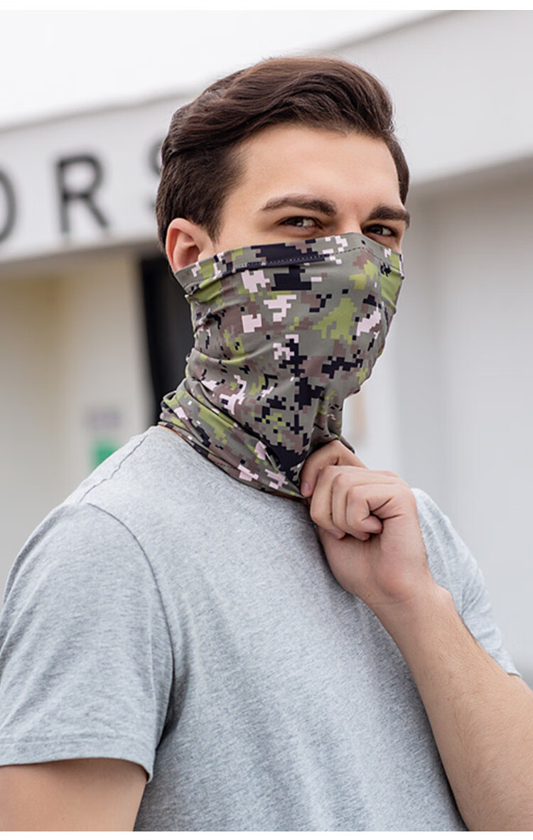 浪莎 防晒冰丝围脖头巾男防晒*脖套护颈夏天钓鱼面罩骑行防护面巾围巾