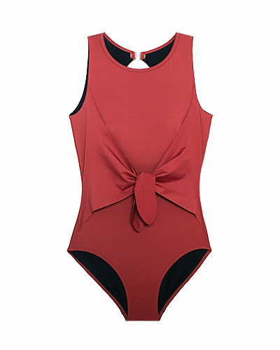 爱慕bodysuit系女士夏季连体泳衣带杯露背性感气质一体泳衣am684301