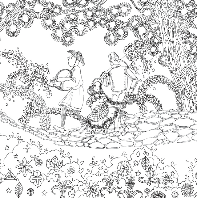 绿野仙踪为童话世界涂色的魔法书