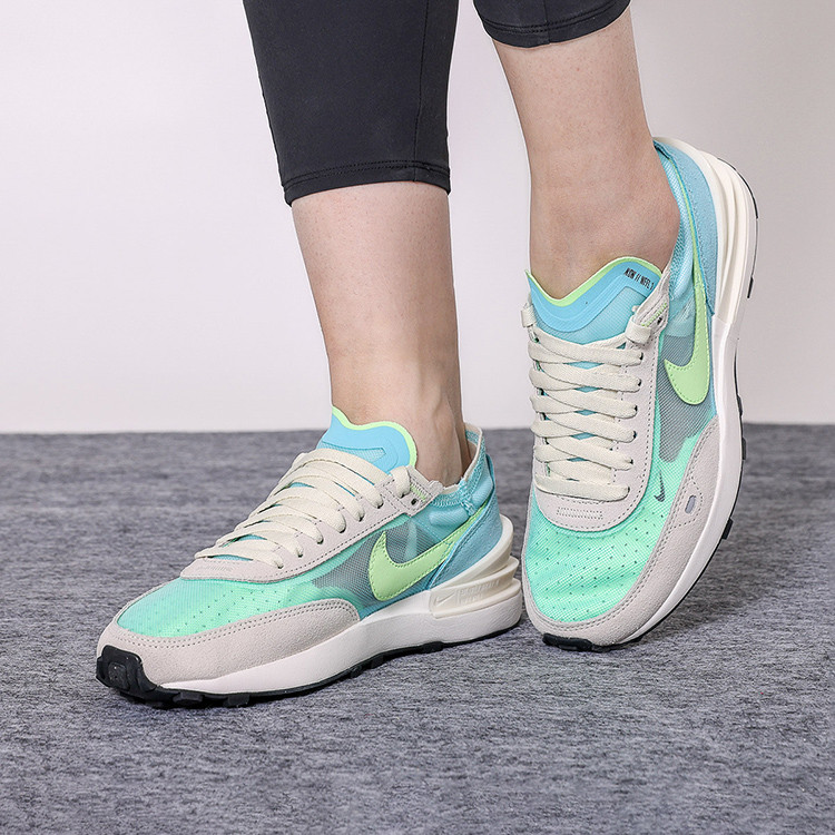 耐克nike waffle one女子透气新款复古华夫鞋运动休闲鞋 蓝色 36.