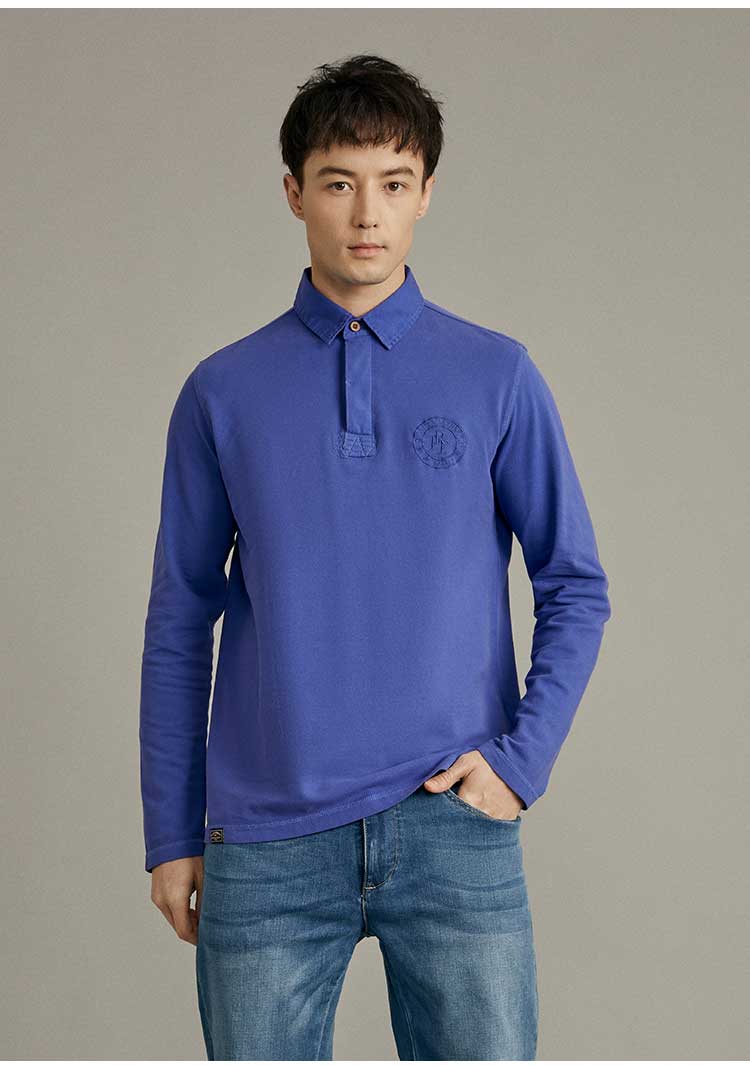 圣大保罗santabarbarapoloracquetclub成衣件染t恤黑色系48