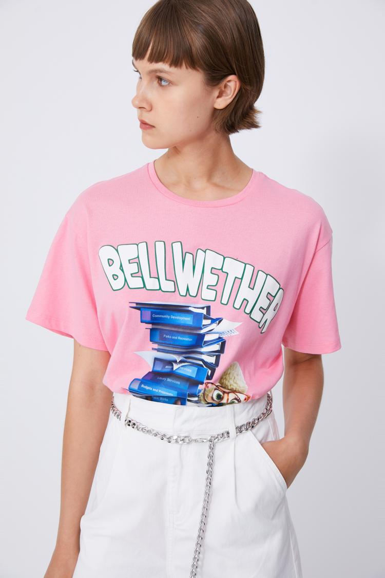 urban revivo 【迪士尼疯狂动物城】ur青春t恤yl17r4me2000 虾粉色 l