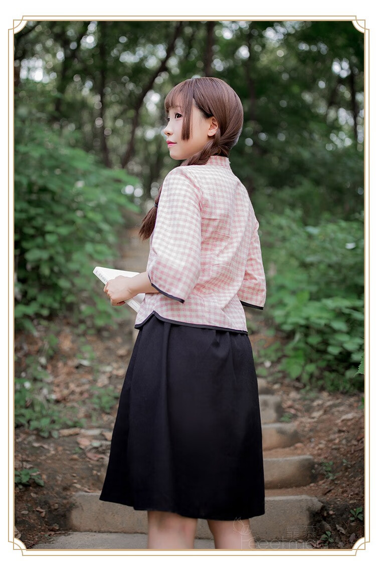 霏慕复古情趣内衣民国性感学生装淑女中式分体旗袍睡裙角色扮演sm制服