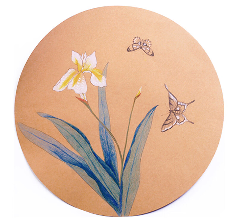 圆形白卡黑卡牛皮卡纸 绘画美术卡纸 圆形折纸卡纸灯笼纸圆绘画纸