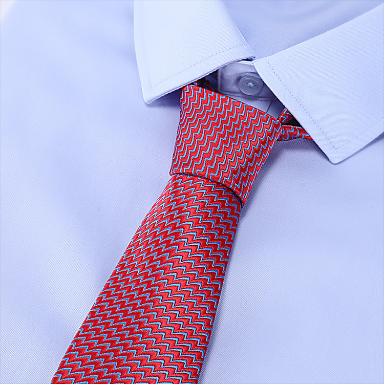 莱恩雷迪lienridy绅士大牌气质花纹商务休闲百搭男士领带红色均码