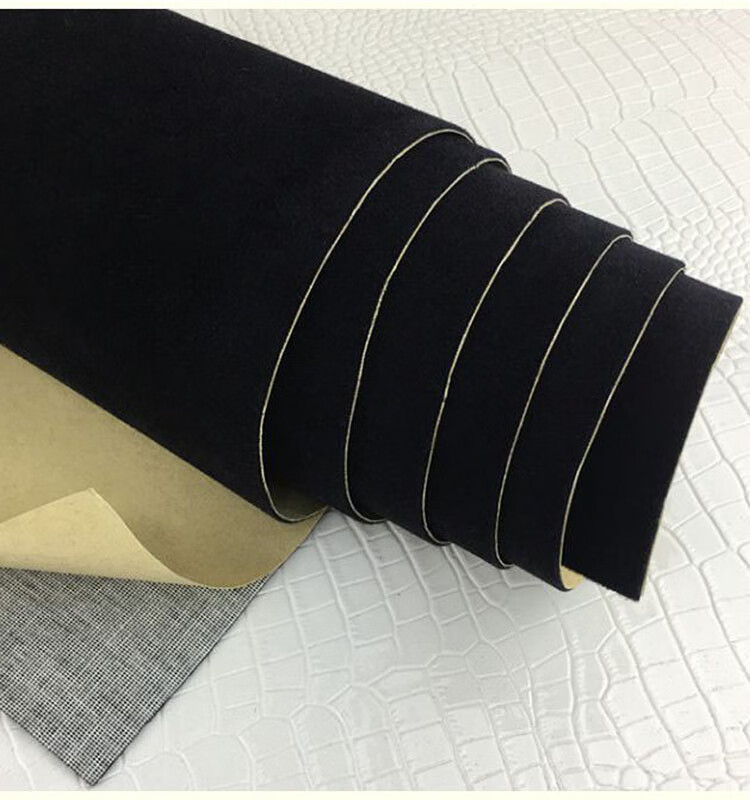 背胶自粘绒布布底植绒工业机器防摩擦摄影直播吸光背景展柜 白色 0.