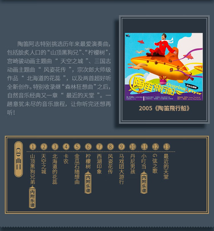陶笛阿志 游学志专辑曲谱伴奏 风动草 陶笛奇遇记 陶笛异想乐园 那些