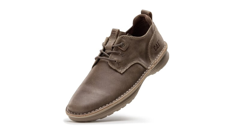 【商场同款】cat卡特 休闲皮鞋男鞋 舒适出行复古简约商务休闲鞋低帮