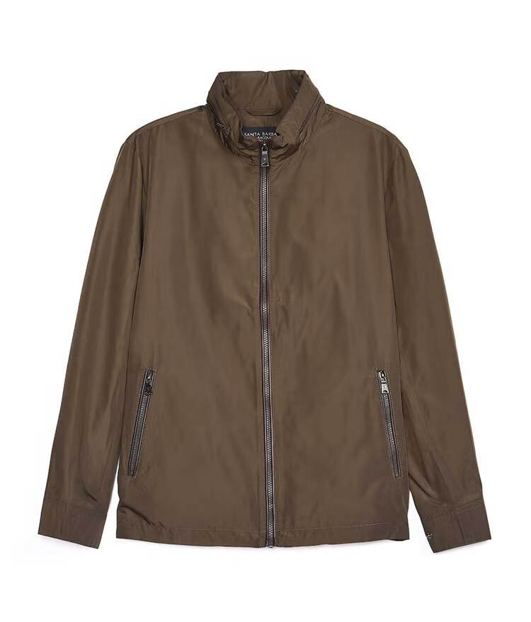 圣大保罗santa barbara polo& racquet club 【可隐藏帽】夹克 深海蓝