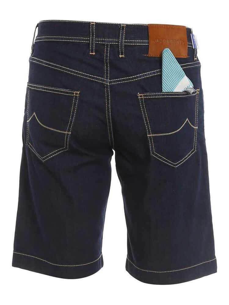jacob cohen 奢侈品男士短裤 棉质短裤 蓝色 uoe0132s3735192d w31