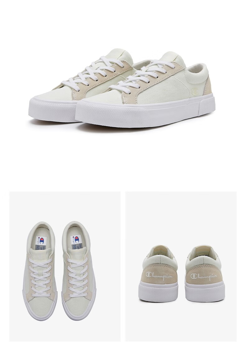 冠军(champion)滑板鞋男鞋2022春夏季新款运动鞋男休闲厚底鞋子 灰色