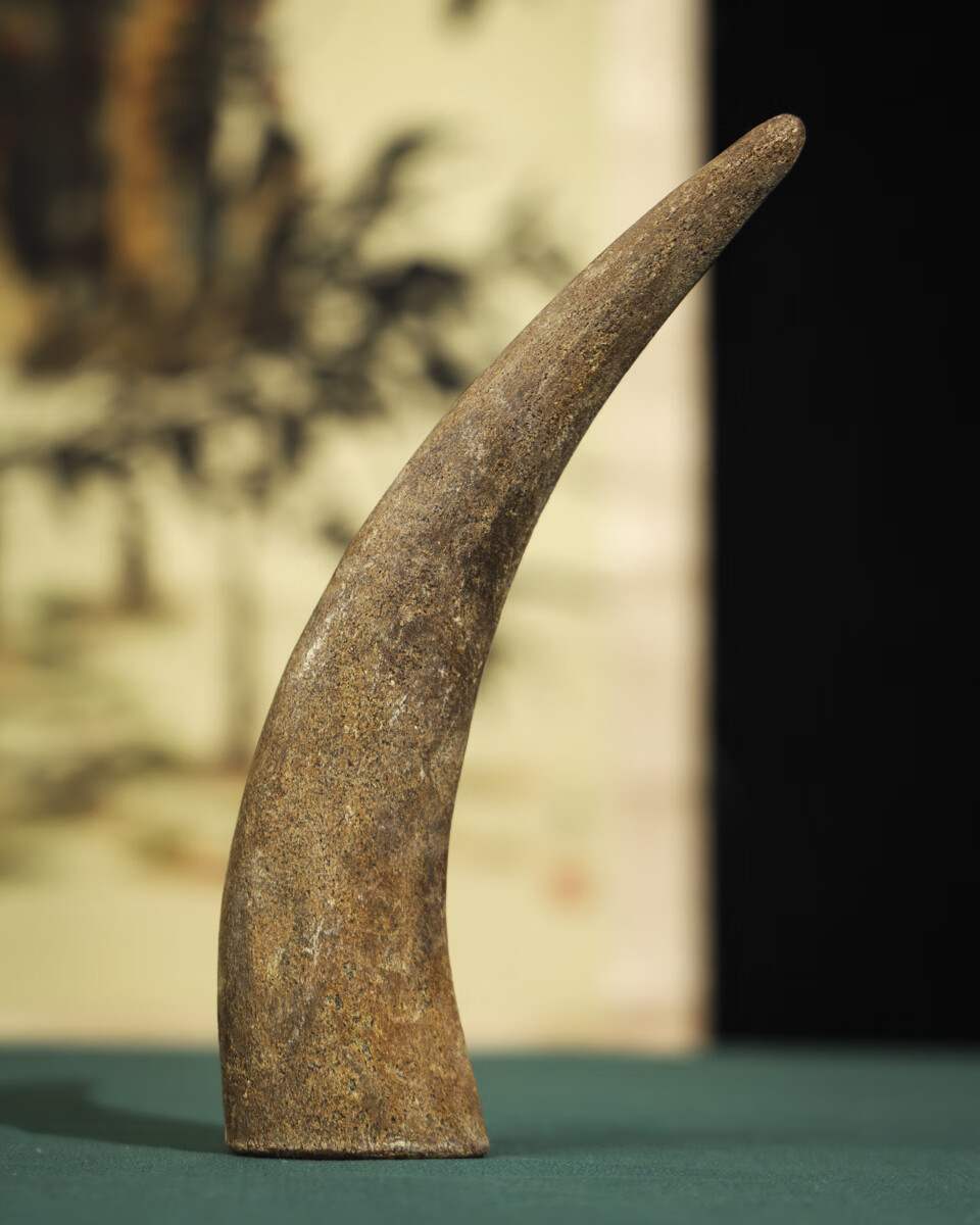 封klc1045:vj03老牛角尖镇宅辟邪保平安摆件