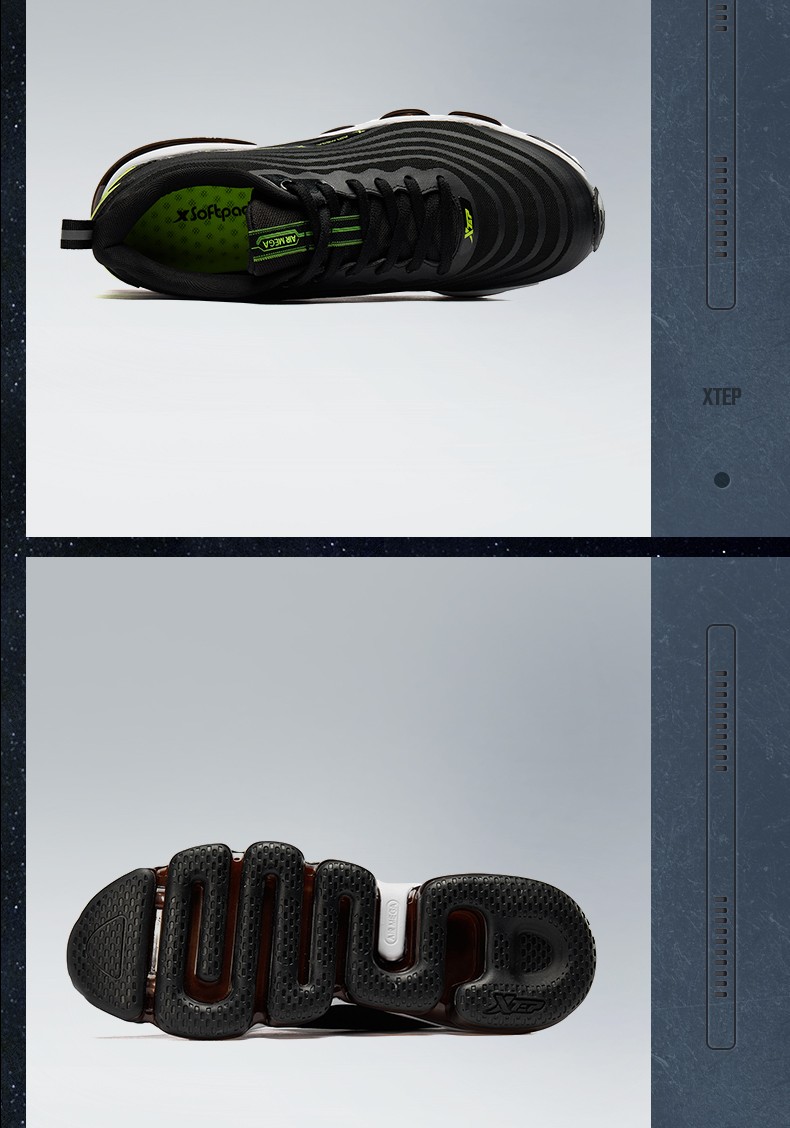 气能环科技特步男鞋新款缓震回弹airmega20全掌气垫运动鞋跑步鞋男