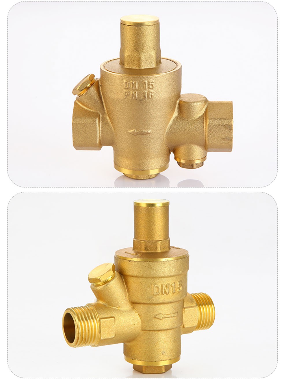 大漠山家用自来水管道热水器净水器减压阀安全阀稳压阀e1款双层滤网