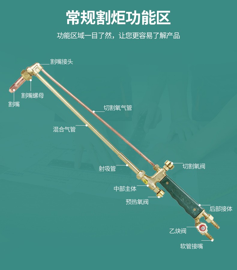 赫力斯helisi射吸式割炬气割枪割炬g0130047847