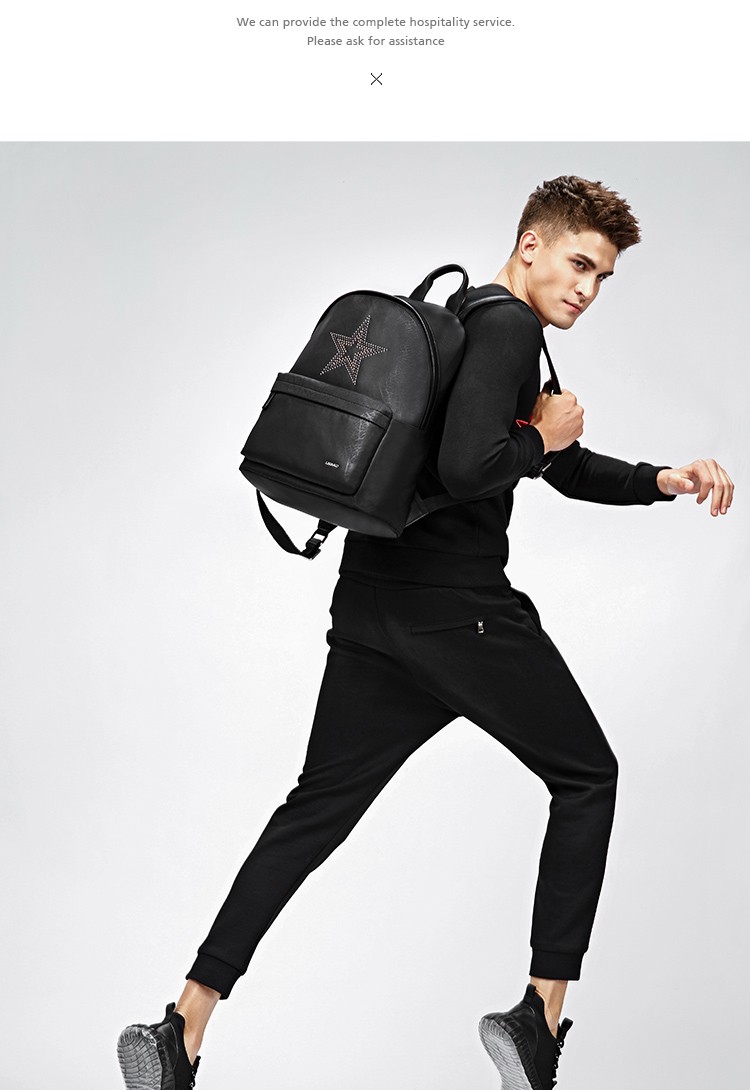 【男士双肩包】宾度(j.