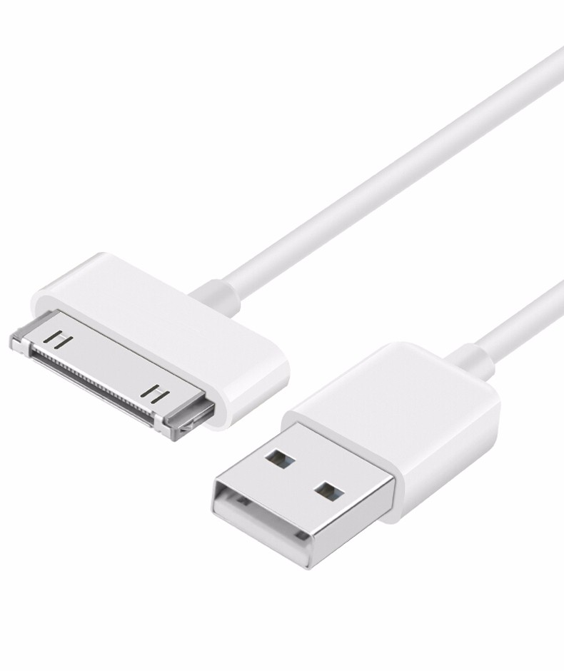 4s充电器数据线ipad123手机平板电脑数据线充电线苹果宽头数据线2条装