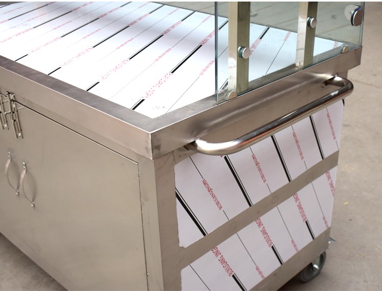 定做户外流动摊位小吃车推车移动手推外卖车冰粉摊位车凉皮车凉菜凉面