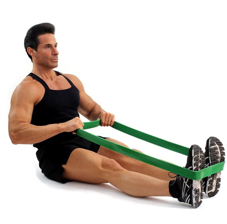 瑜伽深蹲弹力带女康复训练阻力带健身力量训练乳胶带男运动翘臀圈拉力