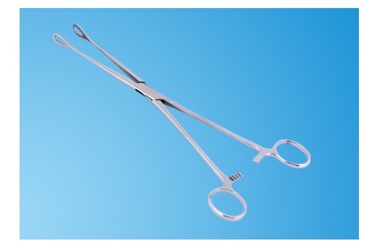 锦鹿 医用不锈钢海绵钳 卵圆钳 不锈钢海绵钳医用钳卵圆钳妇科医疗