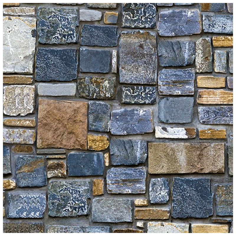 3d立体仿真墙砖室内装饰品自粘瓷砖墙贴砖纹贴纸防水sa1005混色砖45cm