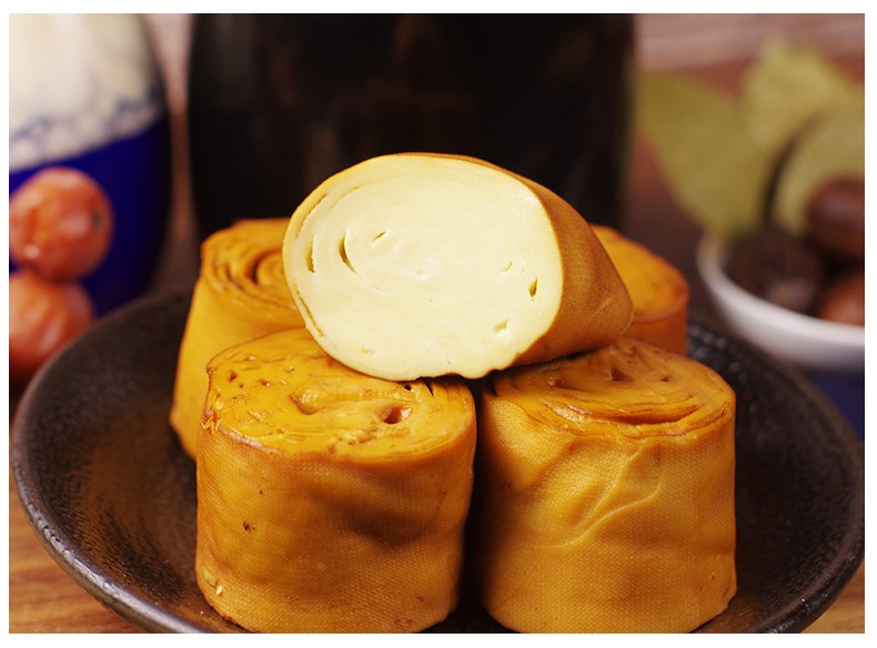 六味斋山西老字号素食豆腐干豆制品小吃地方特产卤味素鸡218g休闲办公