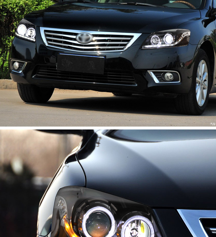 09-11款凯美瑞大灯总成 丰田六代凯美瑞改装led大灯流光日行灯 预约到