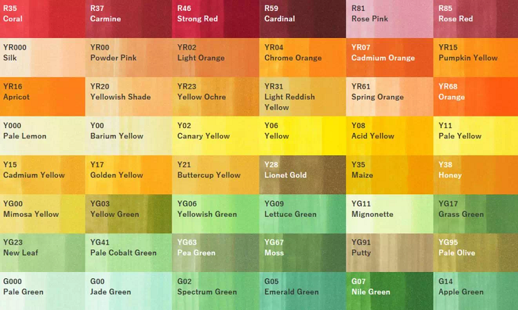 copic马克笔酷笔客全套马克笔酒精油性一代214色二代358色三代180色