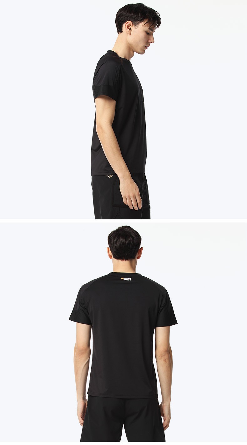 rapido韩国三星2019男士男子圆领拳击运动休闲t恤cn9342t06白色18096a