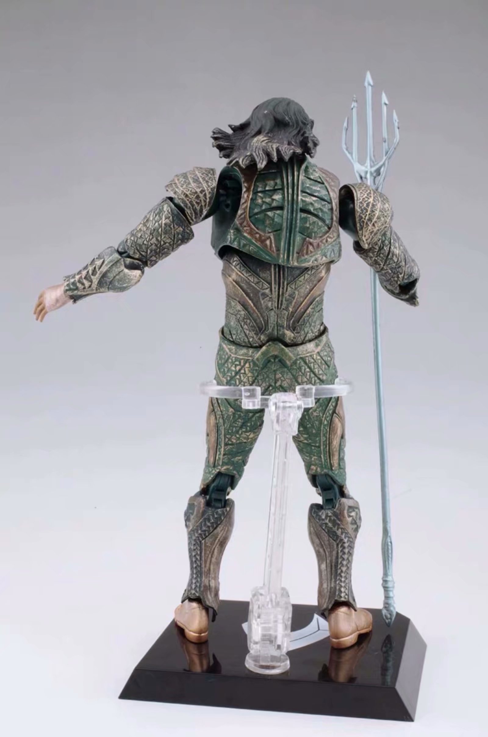 nxdl海王模型dc宇宙正义联盟亚特兰蒂斯dah007可动海王三叉戟可换手换