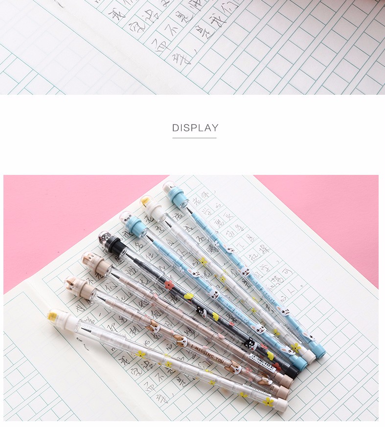 晨光下蛋笔免削铅笔可换笔芯小学生hb子弹儿童自动笔导弹笔考试用可