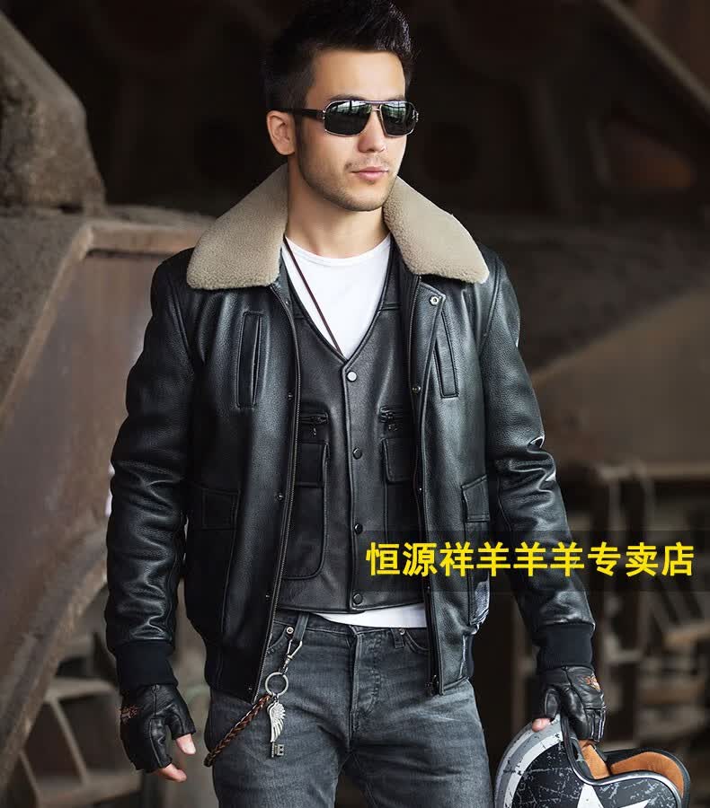 恒源祥真皮马甲男牛皮机车骑行马甲男士机车摩托真皮特大码皮马甲中