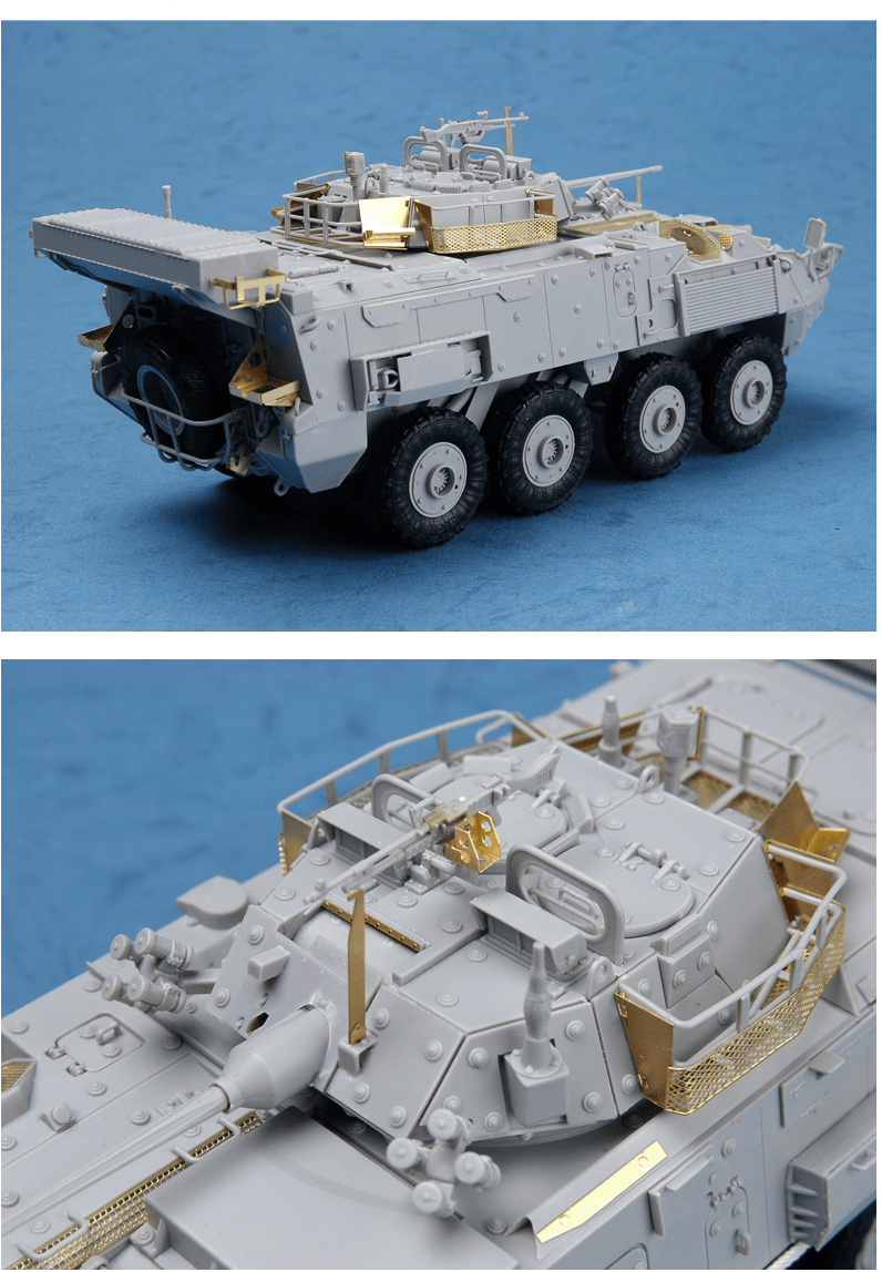 小号手军事拼装模型1:35 01519 加拿大陆军lav-iii型8x8轮式装甲车