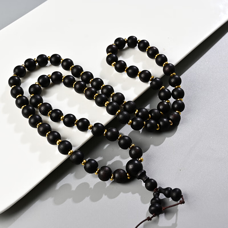 rs02越南水沉香圆珠手串手链单珠1.0cm