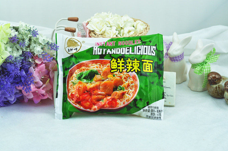 南京顺丰仓80后怀旧零食老南京寿桃牌鲜辣面70g40袋鲜辣方便面泡面