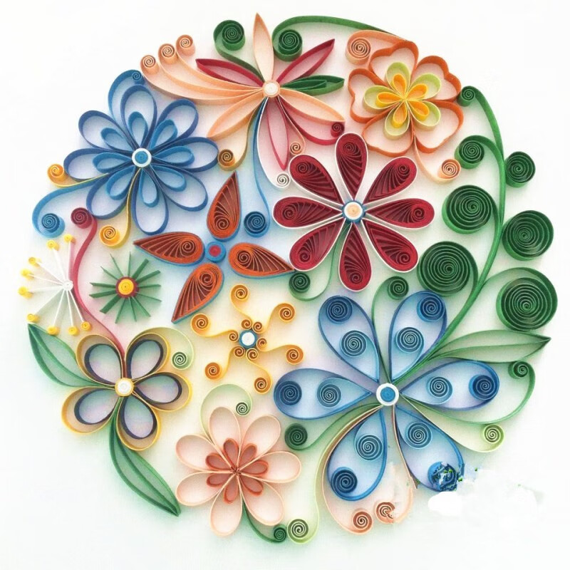 坤祥鼎盛diy手工衍纸条渐变衍纸条24色36色50色衍纸条彩色衍纸材料