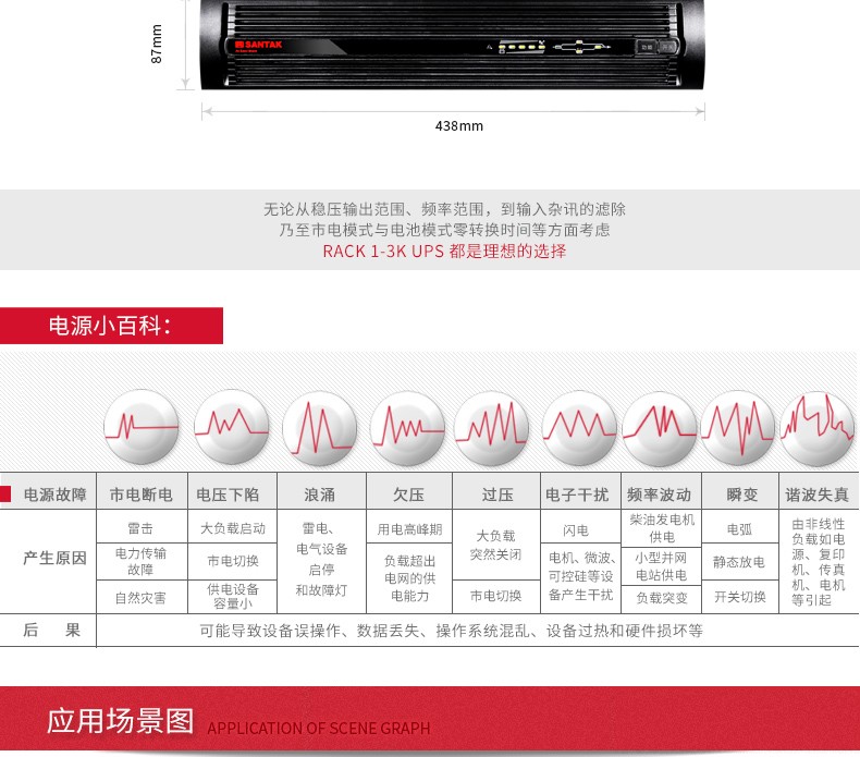 山特（SANTAK）山特C1KR/ups不间断电源机架式1kVA/800W 山特C1KR,机架式UPS电源C1KR,C1KR,山特ups电源C1KR,SANTAKC1KR