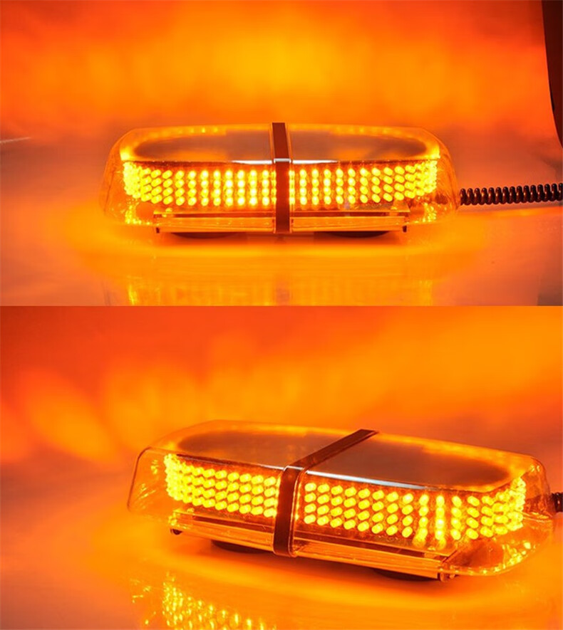 益君健汽车超亮吸顶led爆闪灯 车载红蓝警灯工程频闪灯校车警示灯12v