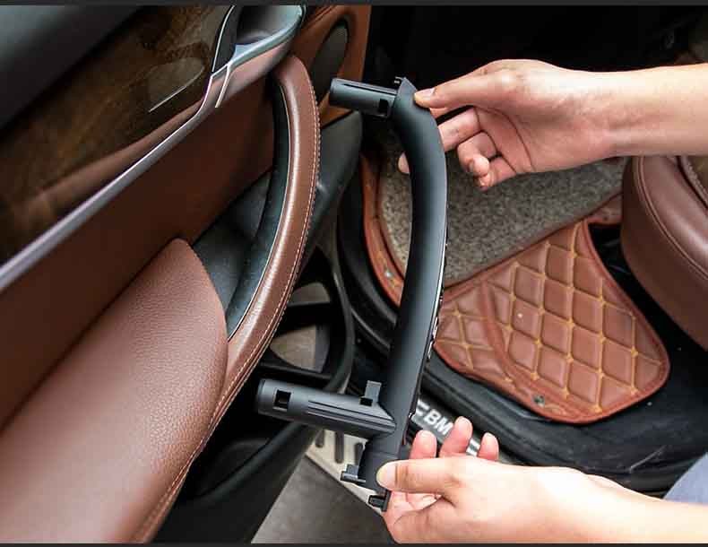 车文道 08-18款宝马x5车门内拉手 x6改装车门内扶手内把手 14-18年款