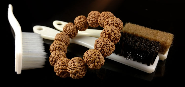 刷子钢丝刷工具套装猪鬃毛金刚菩提专用清理去污野猪鬃毛刷 【超硬纯