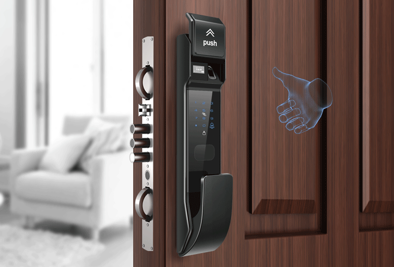 英典 指纹锁 智能锁【免费上门安装】 家用电子锁 防盗门 密码锁 门锁