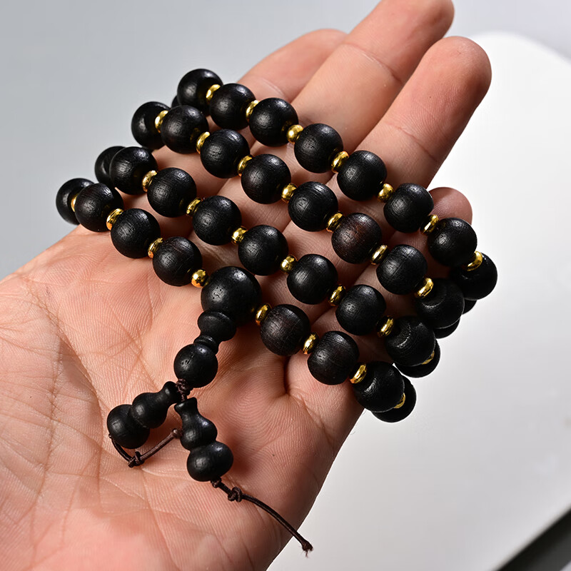 rs02越南水沉香圆珠手串手链单珠1.0cm