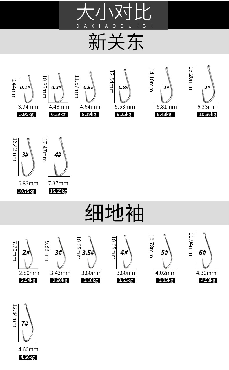 袖钩与新关东对照图片