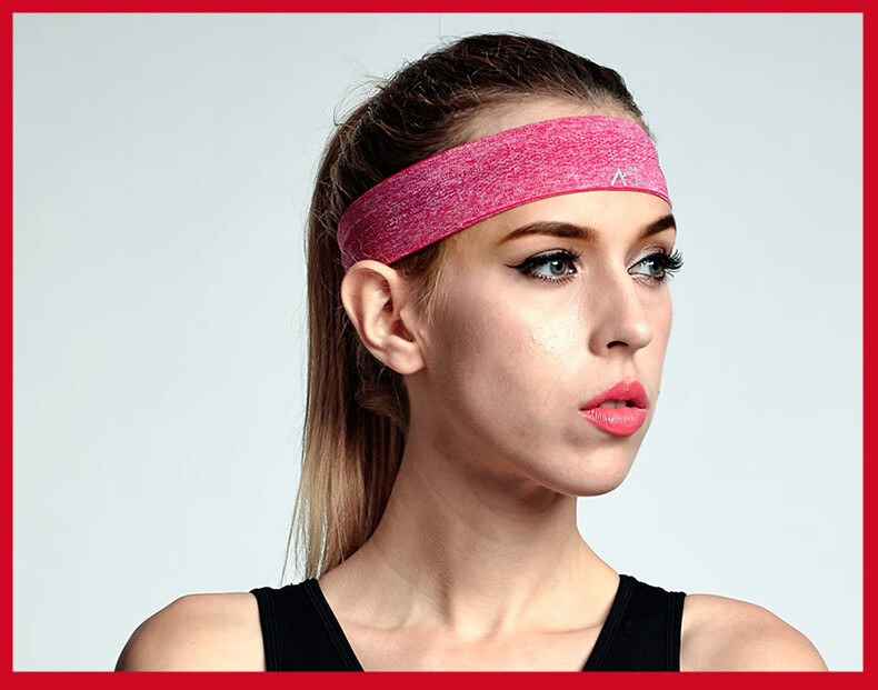 曼迪卡威发带运动头带男女运动吸汗带头戴篮球羽毛球跑步头巾健身束发