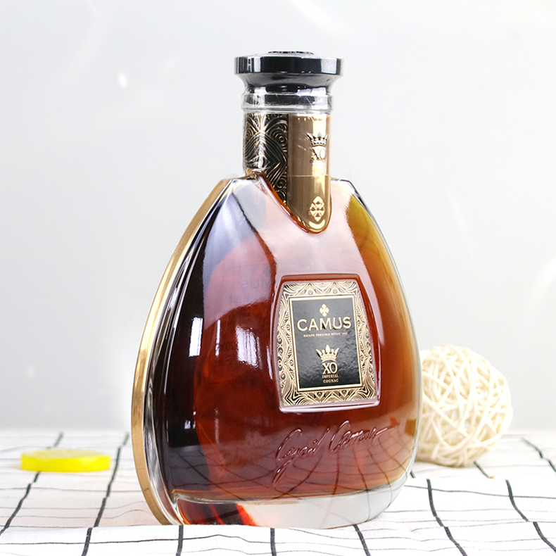 进口金花camus卡慕法国进口洋酒皇冠xo干邑白兰地700mlgmc