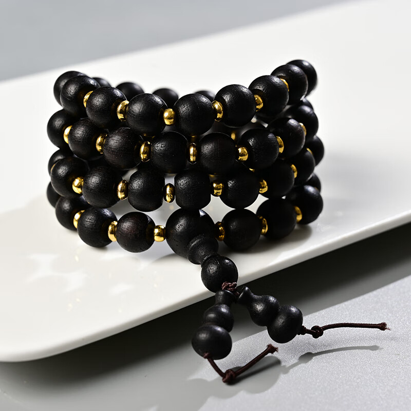 rs02越南水沉香圆珠手串手链单珠1.0cm